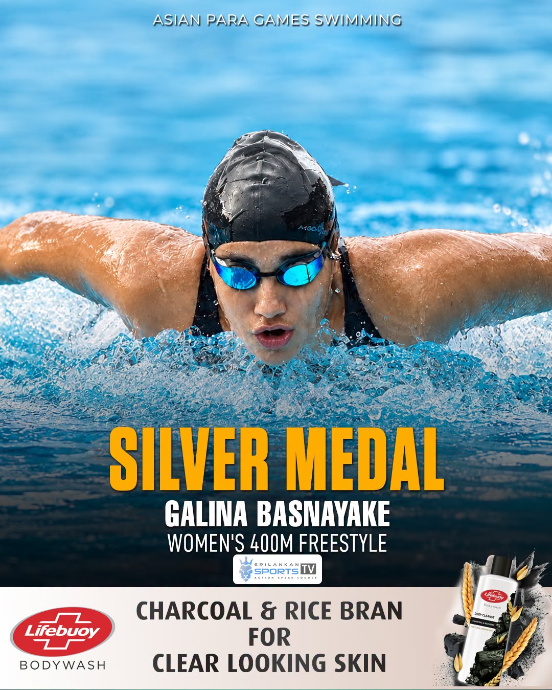 Galina Basnayake Wins Silver for Sri Lanka at 2026 Asian Para Games