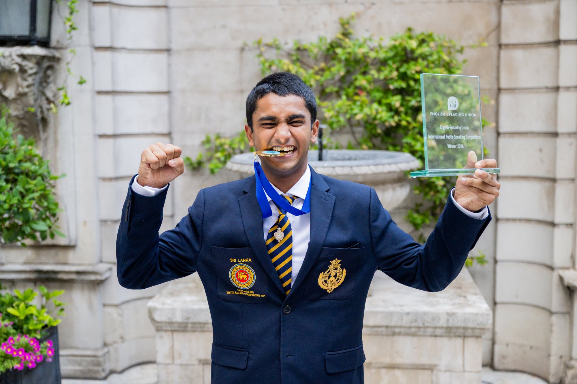 Royal College Student Omar Hazari Wins Global Public Speaking Title, Bringing Pride to Sri Lanka