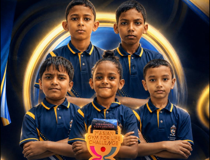 St. Peter’s College, Gampaha, Wins Gold at Asian Gym for Life Challenge