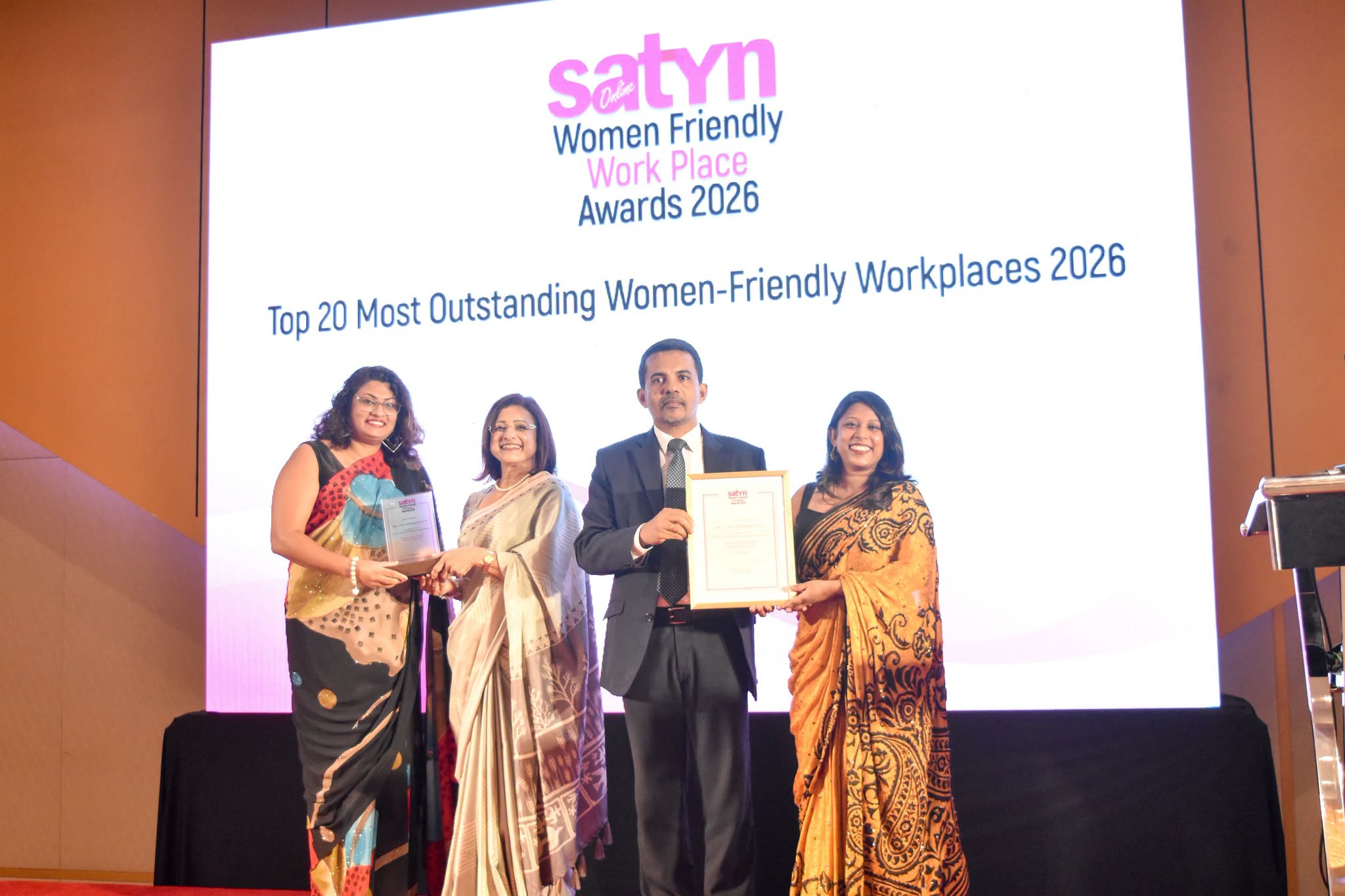 Sysco LABS Named One of Sri Lanka’s Most Outstanding Women-Friendly Workplaces for 2026