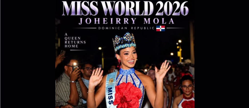 Miss World Joheirry Mola Receives Emotional Welcome in Dominican Republic