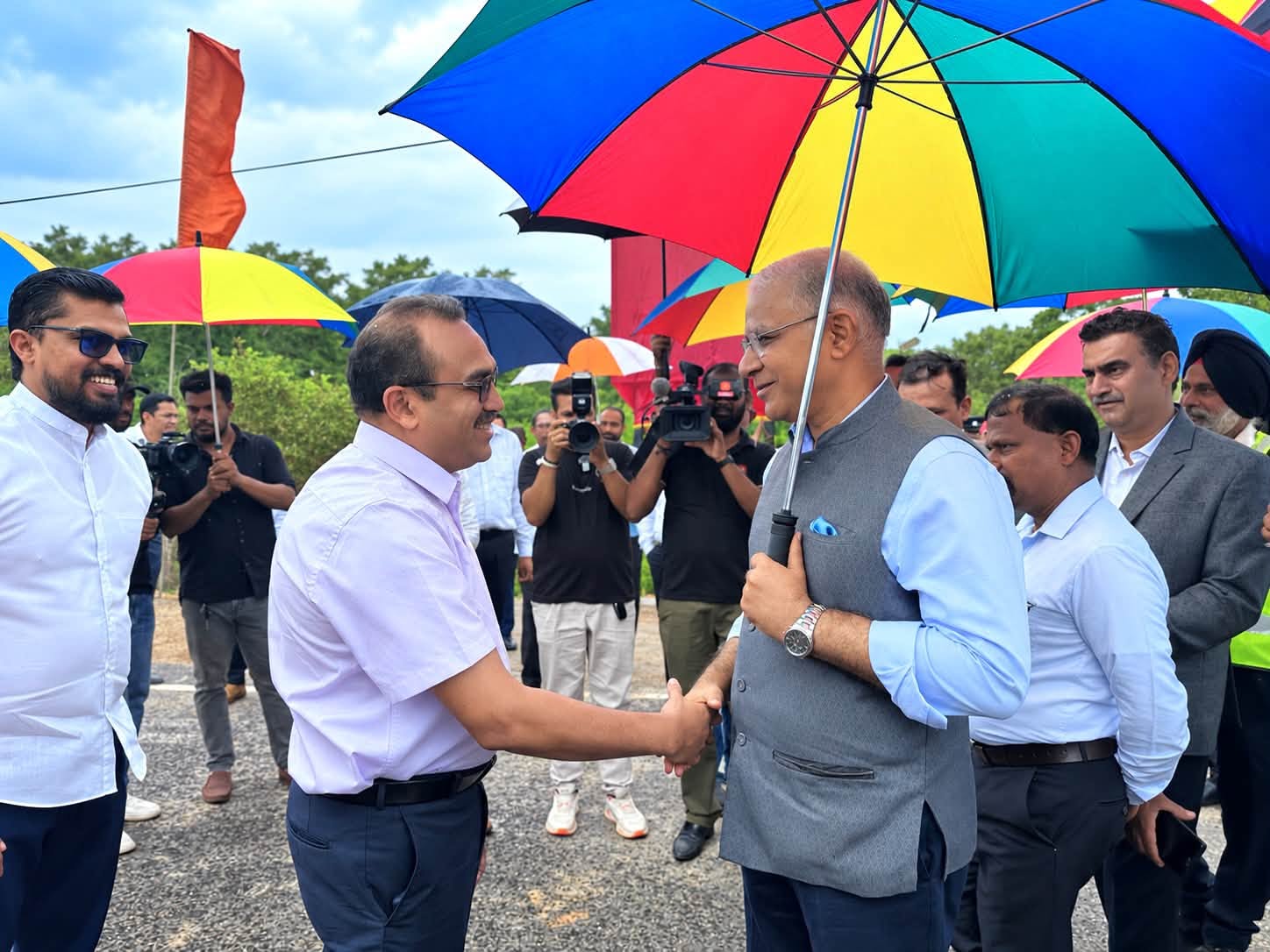 Foundation stone laid for first of 13 India-funded bridges in Sri Lanka
