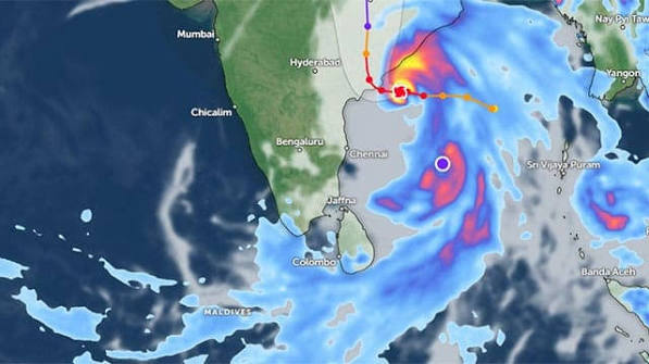 Cyclone ‘Ornab’ Makes Landfall in India as Sri Lanka’s Weather Conditions Gradually Improve
