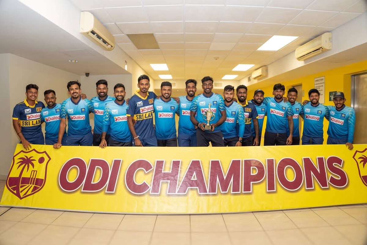 Sri Lanka clinch ODI series 1–0 after second match in Kingston ends in washout