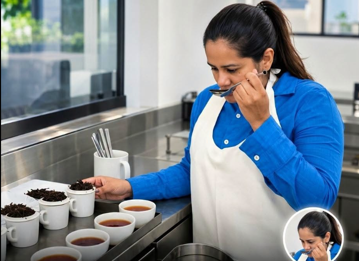 Nuwani Dissanayake Makes History as Sri Lanka’s First Female Tea Tasting Champion