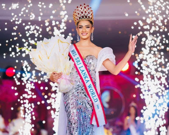 Nursing Officer Nishadi Ekanayake Crowned Mrs Sri Lanka World 2026