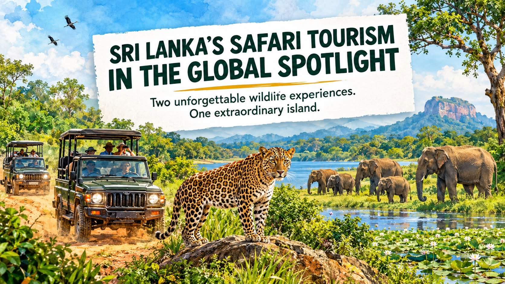 Channel NewsAsia Highlights Sri Lanka’s Unique Safari Experiences at Yala and Gal Oya