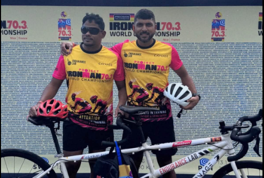 Khalid Oshman Makes History As Sri Lanka’s First Visually Impaired Triathlete To Win Para Open Category
