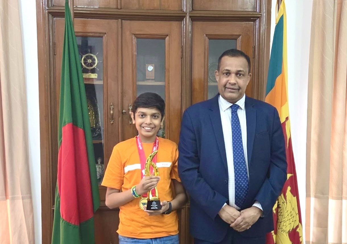 Sri Lankan Student Adithya Perera Crowned Global Champion at TeenEagle International Olympiad
