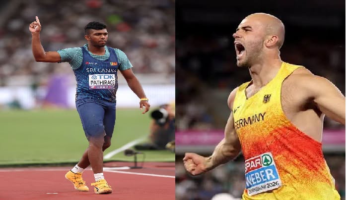 Rumesh Set for First-Ever Clash with Julian Weber at Lausanne Diamond League