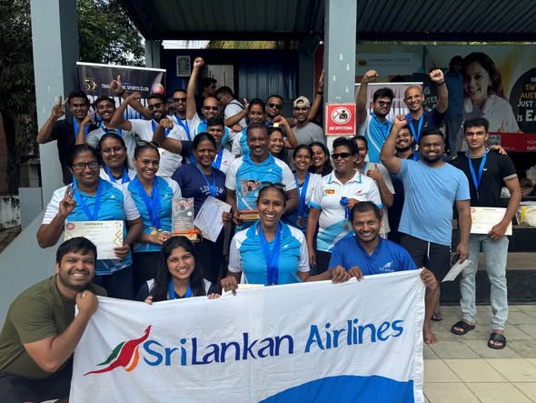 SriLankan Airlines Wins Mercantile Swimming Championship for the First Time