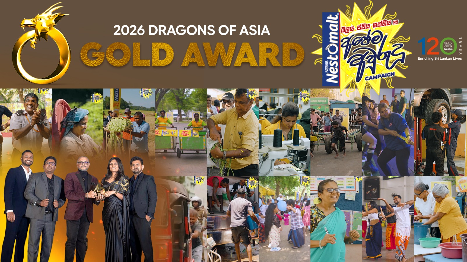 Nestlé NESTOMALT Wins Gold at the Dragons of Asia Awards 2026