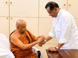 UNP Chairman Vajira Abeywardena and MP Suresh Raghavan Criticise Government over Treatment of Buddhist Monk