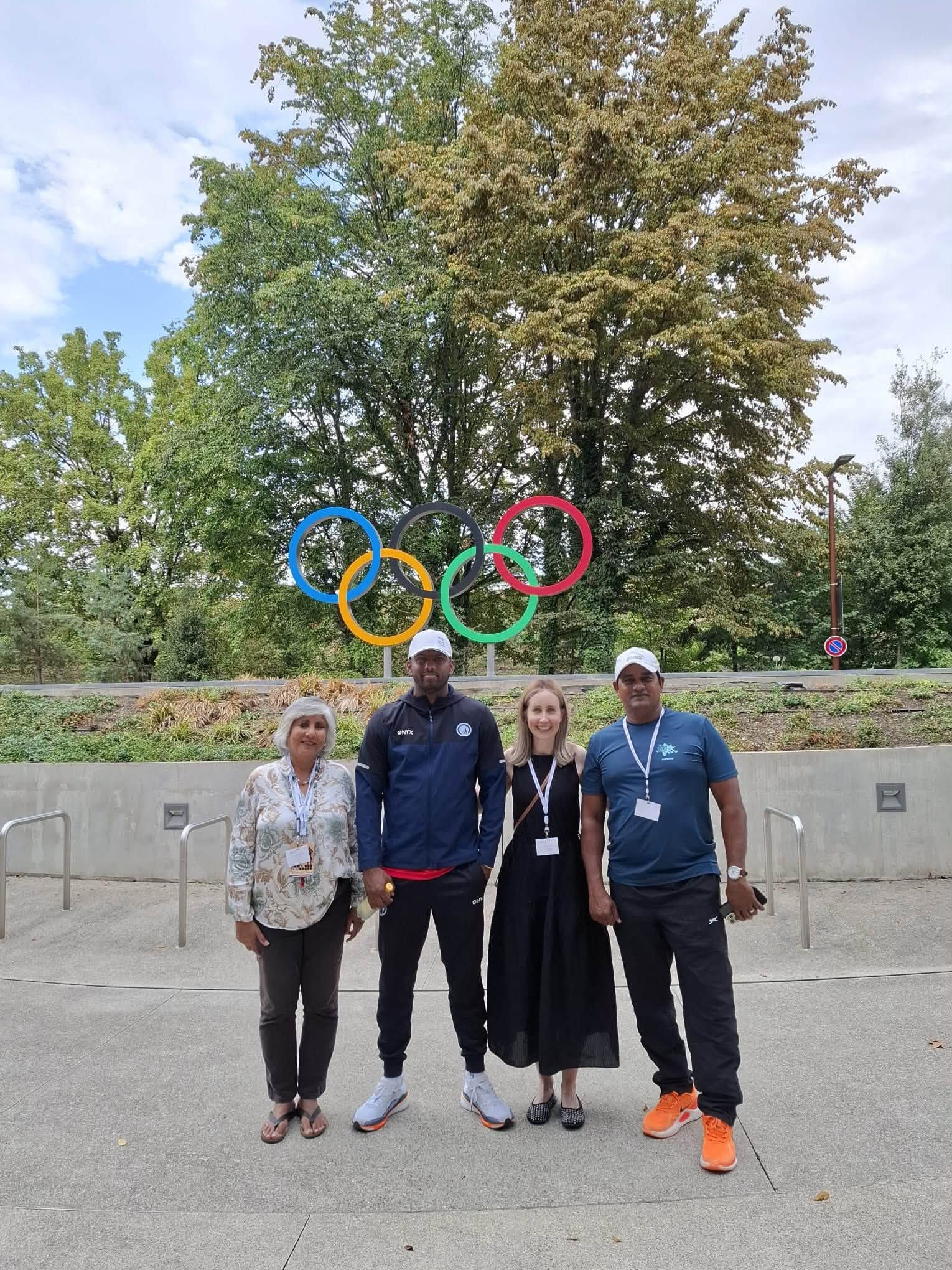 Sri Lankan Spirit Shines at Olympic House as Rumesh Tharanga Meets Lilamani De Zoysa