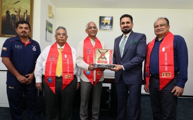 Sri Lanka Cricket facilitates Bahrain Cricket with training facilities in Sri Lanka