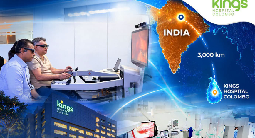 Kings Hospital Colombo Completes Sri Lanka’s First Tele-Robotic Surgery Across 3,000 km