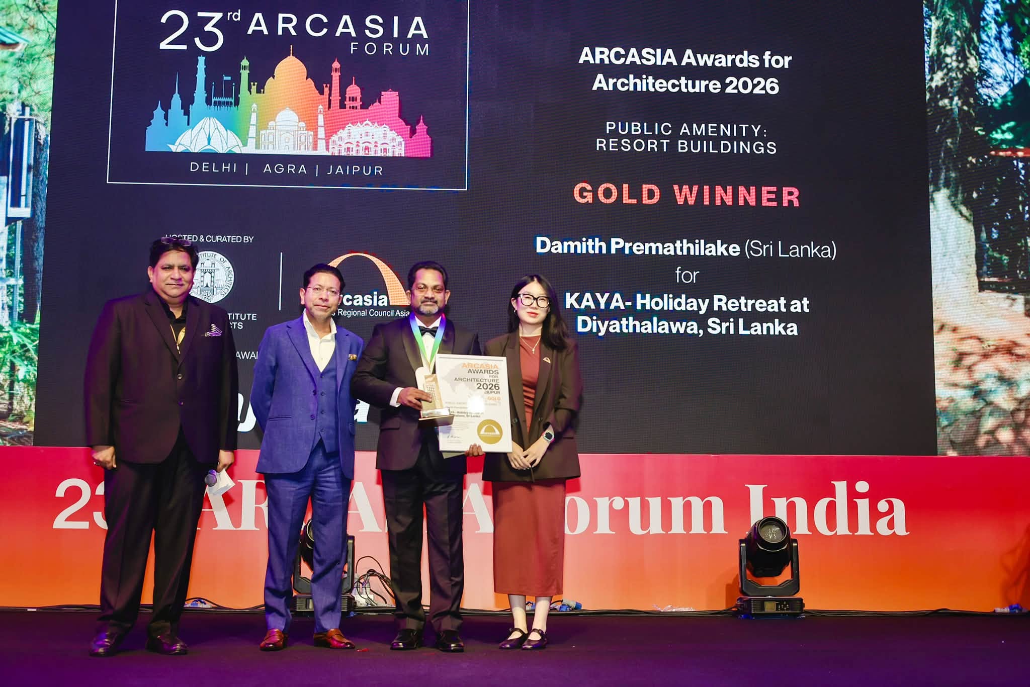 Damith Premathilake Wins Gold at ARCASIA Awards 2026