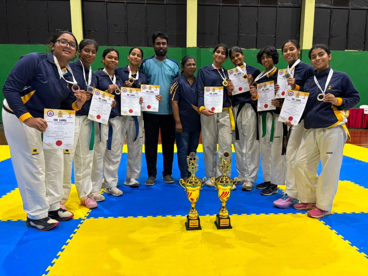 Visakha Vidyalaya Dominates to Secure Double Title at Schools Taekwondo Championship 2026