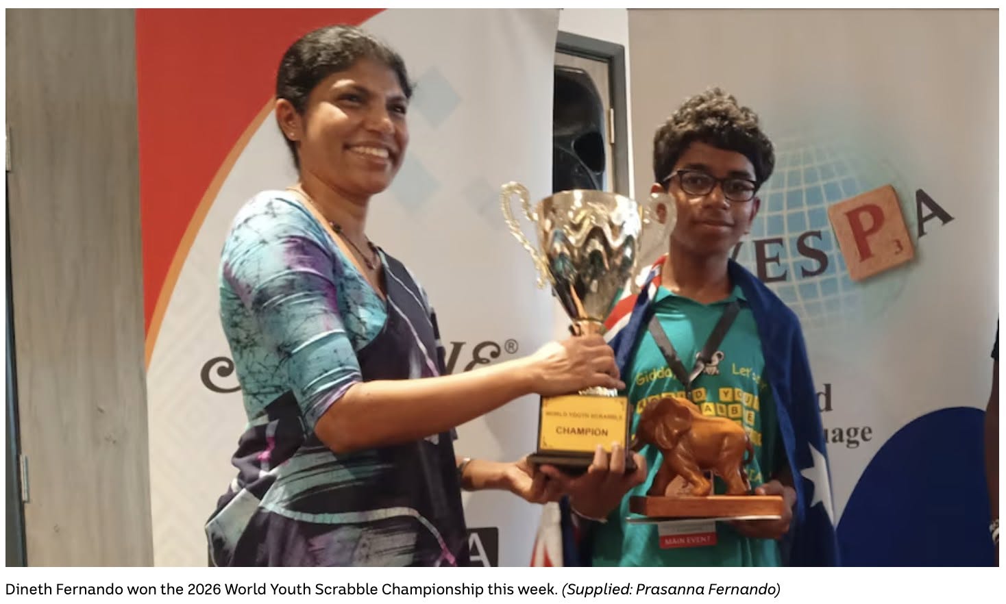 Melbourne Teen Dineth Fernando Wins 2026 World Youth Scrabble Championship