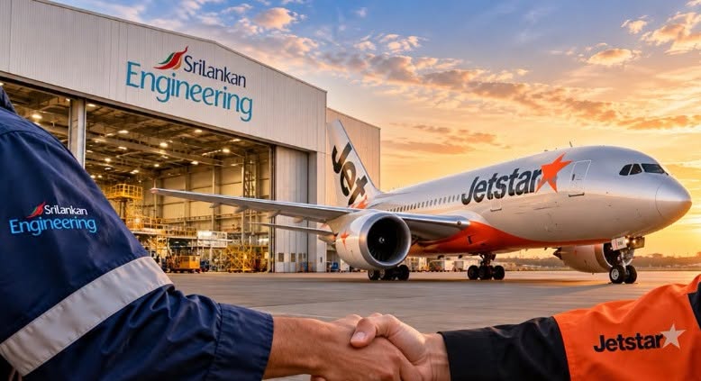 SriLankan Engineering Signs Long-Term Line Maintenance Agreement with Jetstar