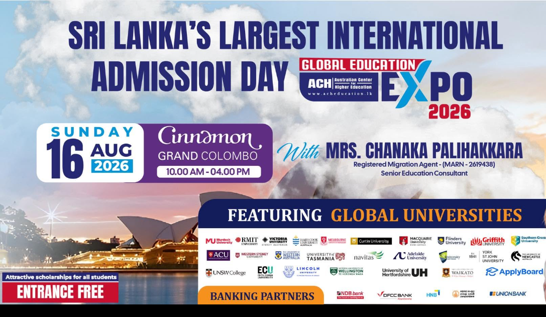 Sri Lanka’s Largest Global Education Expo 2026 to Connect Students with World-Class Study Opportunities