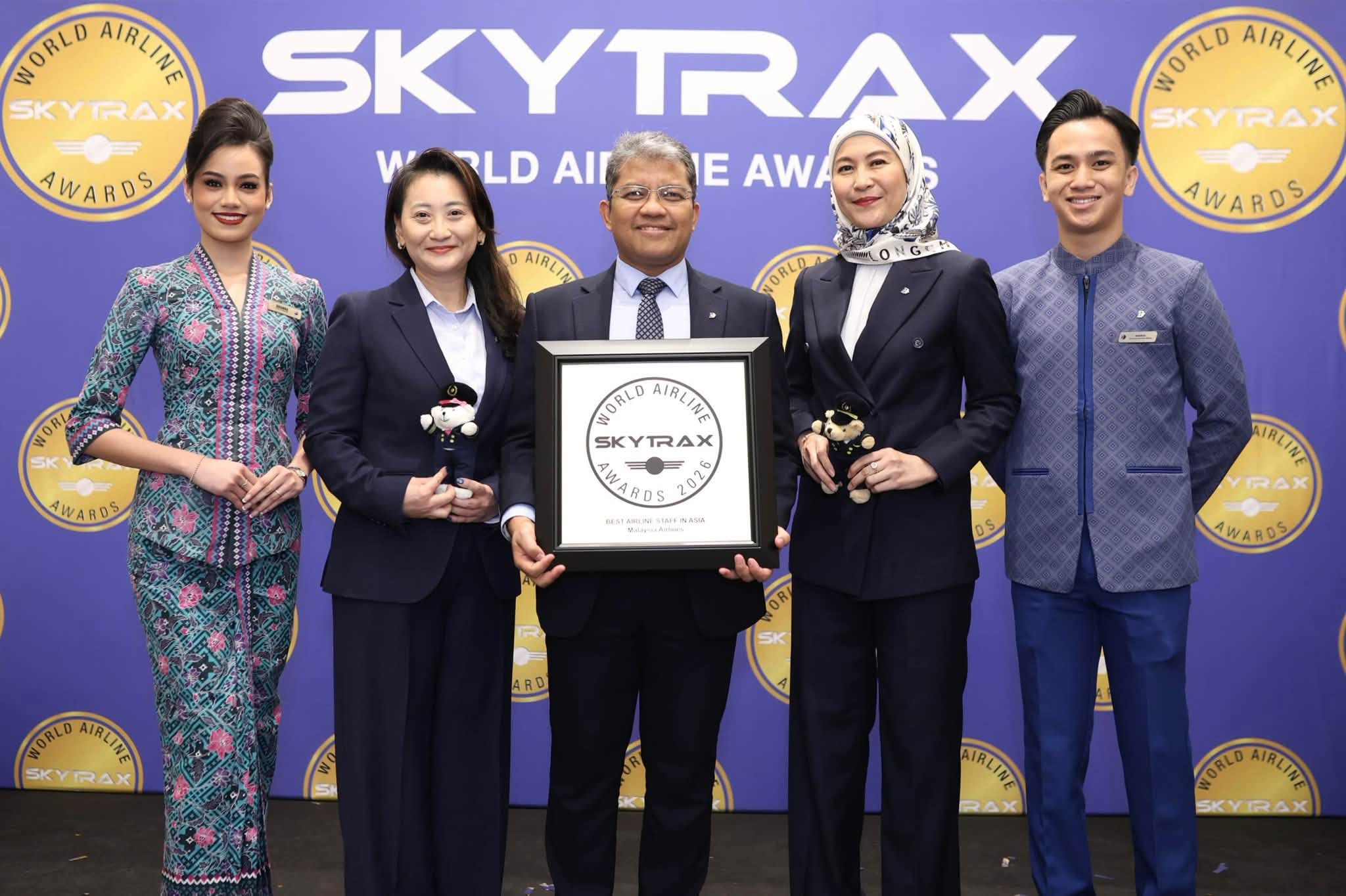 Malaysia Airlines Named Best Airline Staff in Asia at 2026 Skytrax Awards