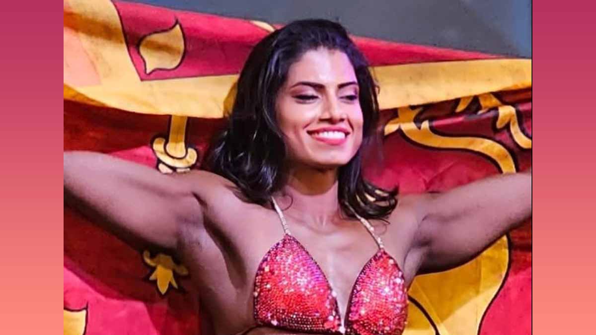 Madushi Amarasinghe Wins Silver for Sri Lanka at Asian Bodybuilding Championships