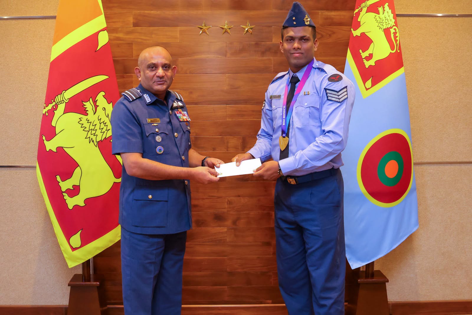 Air Force Promotes Rumesh Tharanga After Historic Gold Triumph