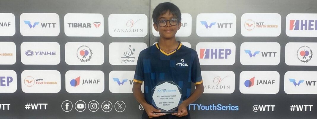 Taavi Samaraweera Bags Fifth Straight International Table Tennis Medal for SL
