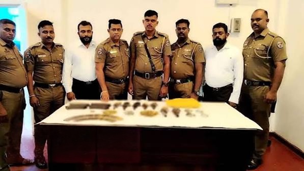 Western Province North Crime Division Seizes Weapons and Two Kilograms of Heroin