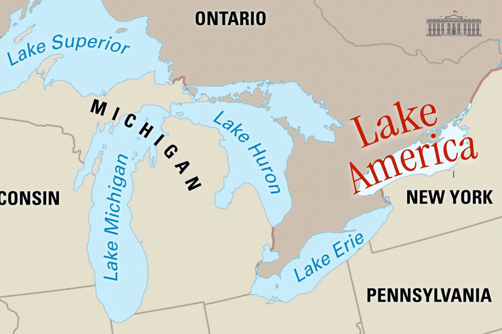 Trump renames Lake Ontario as 'Lake America' amid Canada trade war