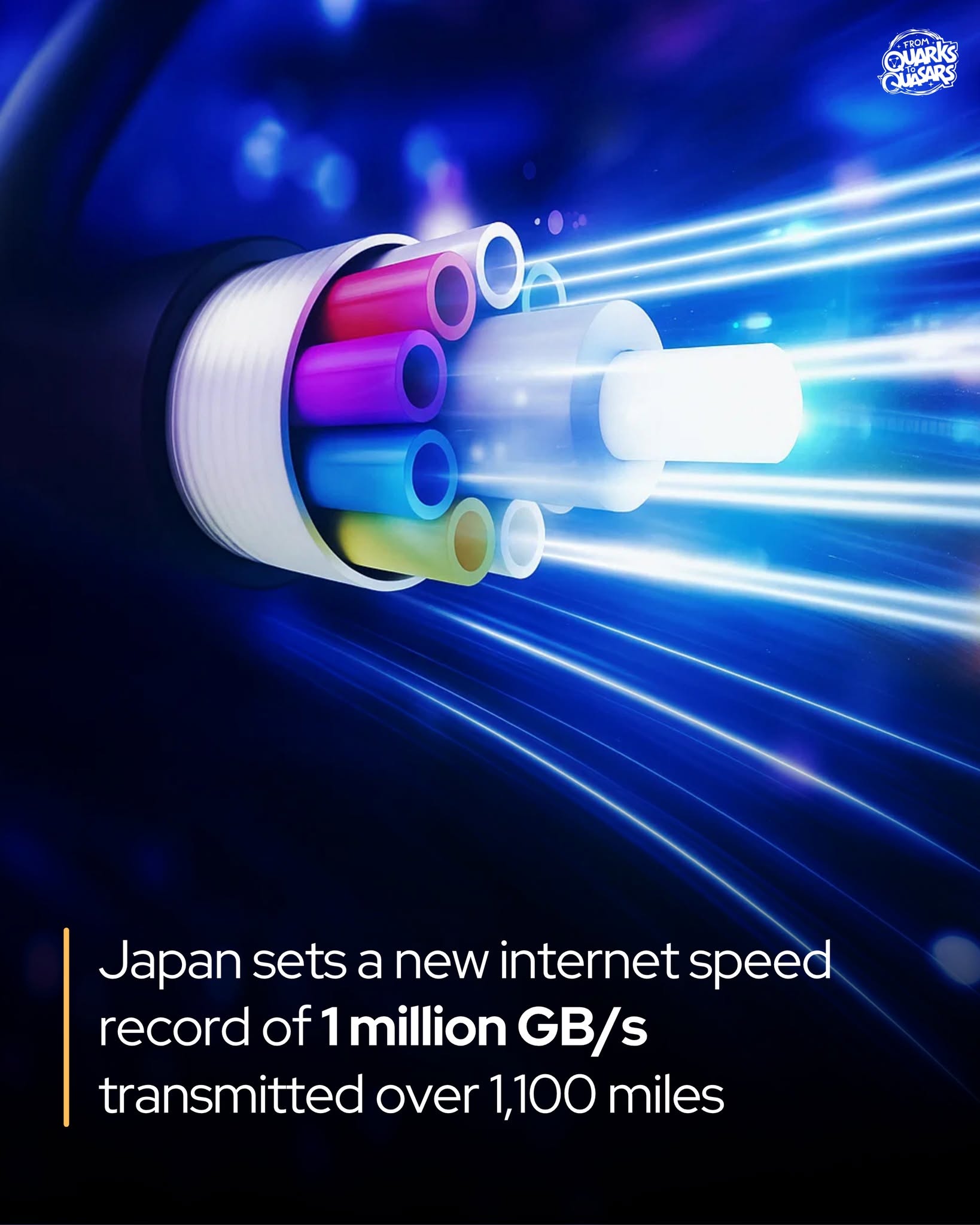Japan Sets Record with 1.02 Petabits-per-Second Data Transmission Over 1,808 km