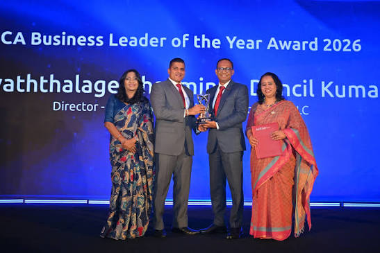 Theja De Silva Named Best CFO of the Year 2026 at CA Sri Lanka National Conference