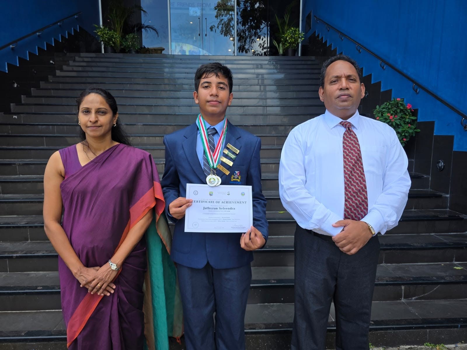 Sri Lankan Student Selvendra Jathuran Wins Three Medals at IESO 2026